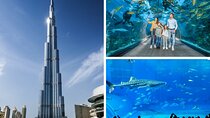 Burj Khalifa(Silver), Dubai Aquarium, UWZ & Penguin Cove Ticket