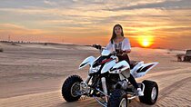 1-Hour Quad Bike Adventure: BBQ Dinner, Sandboarding & Shows!
