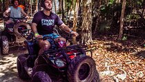 Ancient Mayan Jungle Adventure! ATV (shared) Zip Line & Cenote from Cancun 