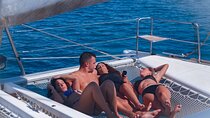 Catamaran cruise in Mykonos with Meal, Drinks & Transport