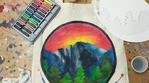 Colorado Inspired Inktense Painted Stocking or Tote Bag Class