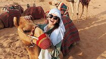 Enjoy Dubai Beautiful Desert Hot Air Ballon&Falcon Show and Camel