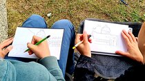 Drawing workshop/creative notebook during a walk from the Invalides to the Petit Palais