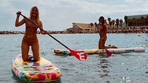 Paddle Surfing in Barcelona