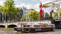 Amsterdam 1h Canal Cruise by Semi-Open Boat with Audio Guide