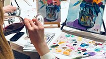Wine and Painting Workshop Experience in Brussels