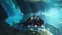 Scuba Diving in Cenote Kukulkan from Playa del Carmen