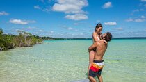 Amazing Full day tour at Bacalar lagoon and pontoon ride. Transport included