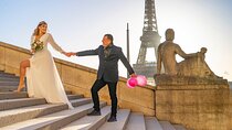 Paris Eiffel Tower Vows Renewal Ceremony - Photoshoot and Video