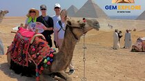 Private Day Tour Giza Pyramids, Grand Egyptian Museum and Bazaar