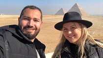 8-hours tour Giza pyramids, Egyptian museum and dinner Cruise on Nile river