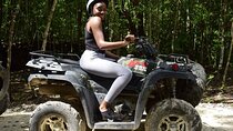 Amazing ATV (single) Cenote and Ziplines with Transfer from Playa del Carmen
