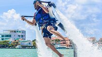 Fly over the Lagoon, Jetpack. The most amazing activity in Cancun