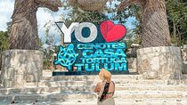 Tour Cenotes : Tulum ruins, Ahau sculpture, Playa del Carmen