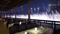 Dinner Watching Dubai Musical Fountain With Burj Khalifa View