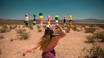 California Desert, Seven Magic Mountains and Las Vegas Sign