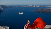 Private Flying Dress Photography Experience in Santorini