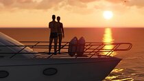 Barcelona Private Luxury Motor Yacht Sunset Cruise with Drinks