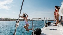Athens Semi private Morning Catamaran cruise with meal & drinks