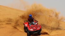 Dubai: Quad Bike Tour with Camel Ride, Sand Boarding & BBQ