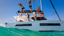 Luxury Sail & Snorkel: All-Inclusive 34′ Catamaran from Tulum