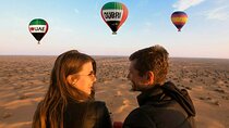 Hot Air Balloon Flight in Dubai with Refreshments Including Pickup & Drop off