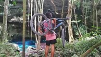Jungle Bike Tour from Playa del Carmen with Bath in a Cenote