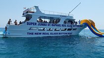 2.5 hour Glass Bottom Boat Trip, Snorkeling, Sliding and Fun