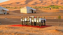 Magical night at Saharian Luxury Camp in Merzouga and Camel Trek