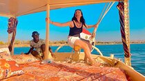 Aswan Nile Felucca sailing boat from Aswan to Komombo