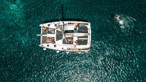 Majestic Catamaran Caldera Cruise with Snacks, Meal & Drinks