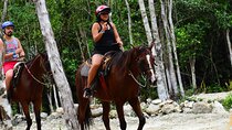 Horseback Riding, ATVSingle, Cenote& Ziplinesfrom Playa delCarmen