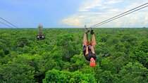 Adrenaline Experience - Snorkel, Rappell & Ziplines from Riviera Maya