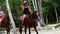 Horseback Riding, ATV (shared), Cenote & Zipline Combo 4X1 from Playa del Carmen