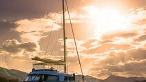 Full Day Yacht Tour in Catamaran Naxos Greece