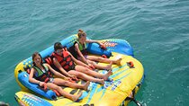 Hurghada paradise Island by Glass Bottom Boat enjoy Snorkeling and Banana Boat