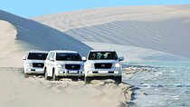 From Doha Airport: Desert safari and Inland Sea Tour.
