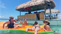 Key West Tiki Bar Boat to Popular Sand Bar with Turquoise Waters