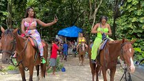 Horseback Riding and Swimming in Dunn's River Falls