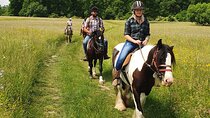 Horseback riding adventure tour through Brasov landscape