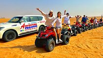 Dubai 4x4 Desert Safari Quad Bike Camel Ride and Sandboarding 