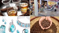 Shopping tour Punta Cana rum cigars coffee larimar chocolate souvenirs mamajuan