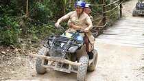Shared ATV Tour Ziplines and Cenote with Lunch