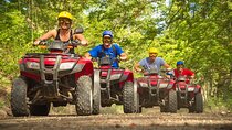 Family ATV Cenote Five Zip Lines Photos Taco Lunch Tequila Taste