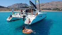 Private CATAMARAN daytrip - Lindos/ Rhodos with Lunch and drinks