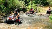 canyoning with ATV 4X4 in waterfalls near La Fortuna