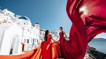 1-Hour Private Santorini Flying Dress Photoshoot