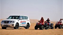 Dubai Desert Safari with Quad Bike, Dune Bashing, Camel Ride, Sand Boarding &BBQ