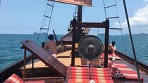 Full Day Chantara Pirate Junk Boat Koh Phangan Cruise with Sunset