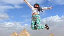Full-Day Trip Giza pyramids & Egyptian museum From Sharm El-sheikh by plane